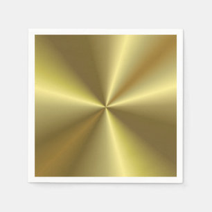 Guardanapo De Papel Modelo em Branco Elegante com Aparência de Ouro Me