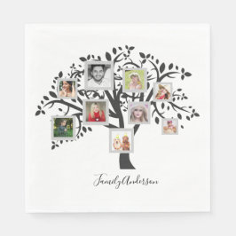 Guardanapo De Papel Modelo Personalizado da Árvore da Família de Colag