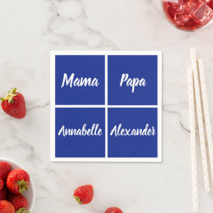 Guardanapo De Papel Modelos de nome da família