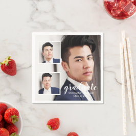 Guardanapo De Papel Modern 3 Photo Graduation