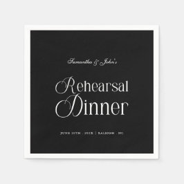 Guardanapo De Papel  Modern Chic Rehearsal Dinner