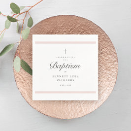 Guardanapo De Papel Modern Elegance Girls Baptism