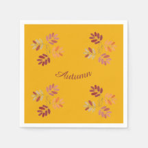 Modern Fall Colors Autumn Deixa Papel Jante Nápole