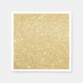 Guardanapo De Papel Modern Faux Dourado Papel de Chic Napkins