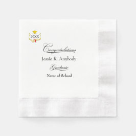 Guardanapo De Papel Modern Graduation Party Paper Napkin