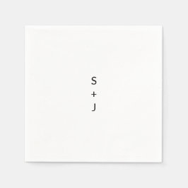 Guardanapo De Papel Modern Wedding