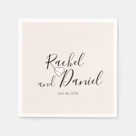 Guardanapo De Papel Modern Wedding