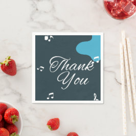 Guardanapo De Papel Moderno 50º obrigado de aniversário seus guardanap