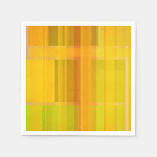 Guardanapo De Papel Moderno Abstrato | Cores Cítricas Coloridas