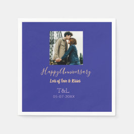 Guardanapo De Papel Moderno Boho feliz aniversário adicione nome laran