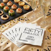 Moderno Cinquenta e Fabuloso Aniversário de 50 Ano