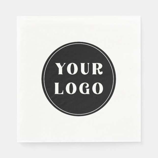 Guardanapo De Papel Moderno, elegante, na moda e personalizável (Frente)