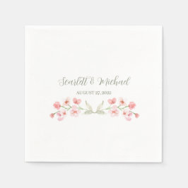 Guardanapo De Papel Moderno Elegante Terrestre Floral