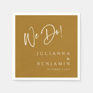 Guardanapo De Papel Moderno Fazemos Casamento Personalizado Elegante O