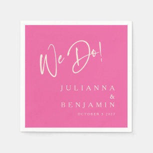 Guardanapo De Papel Moderno Fazemos Casamento Personalizado Elegante R
