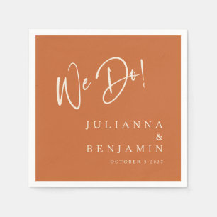 Guardanapo De Papel Moderno Fazemos Elegante Casamento Personalizado L