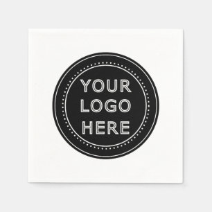 Guardanapo de papel moderno, minimalista, elegante