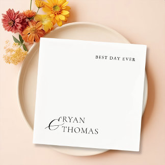 Guardanapo De Papel Moderno Minimalista Napkins para Recepção de casam
