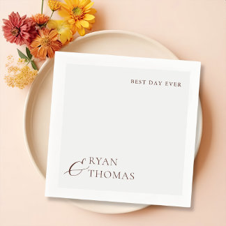 Guardanapo De Papel Moderno Minimalista Napkins para Recepção de casam