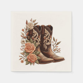 Guardanapo De Papel Moderno País Elegante - Flores Ocidentais