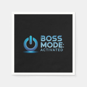 Guardanapo De Papel Modo Boss Ativado Design: Ligue seu estilo