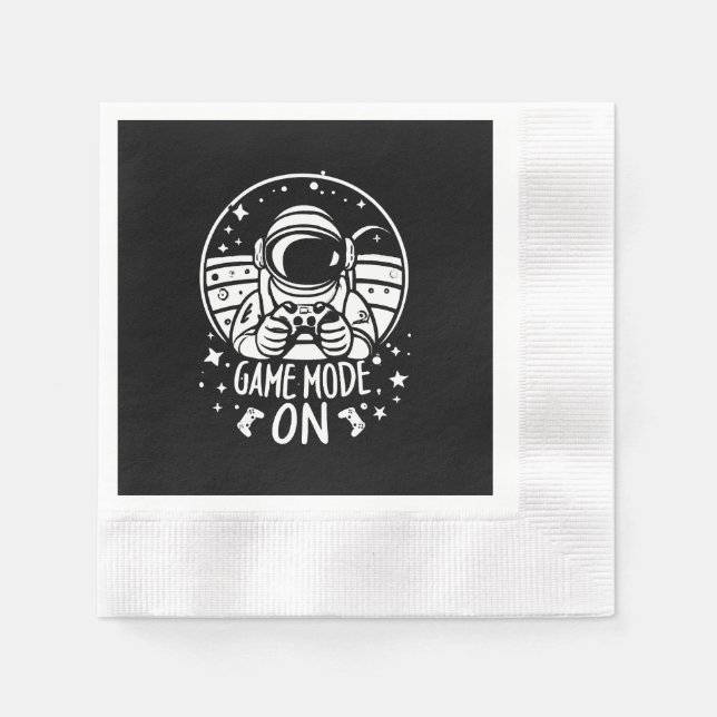 Guardanapo De Papel modo de jogo astronauta (Frente)