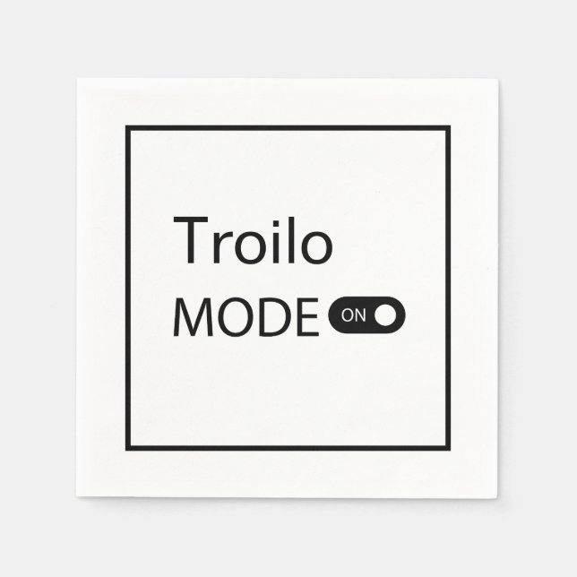 Guardanapo De Papel Modo engraçado Troilo Tanguero Dançarino de Tango  (Frente)