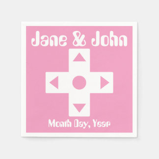 Guardanapo De Papel Modo Multijogador em Nápoles Petal Rosa