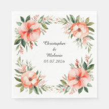 Moldura Floral em Aquarela Elegante