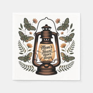 Guardanapo De Papel Mom’s Heart Never Sleeps