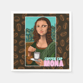 Guardanapo De Papel Mona Lisa Art Coffee Edition