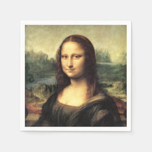 Guardanapo De Papel Mona Lisa Leonardo da Vinci