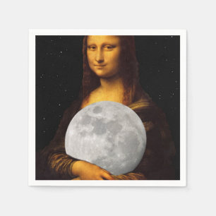 Guardanapo De Papel Mona Moona Lisa
