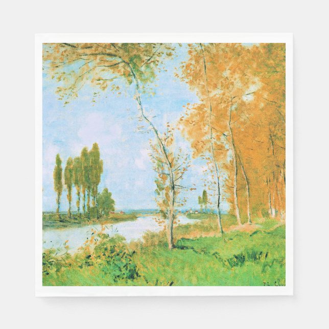 Guardanapo De Papel Monet - A Primavera em Argenteuil, (Frente)