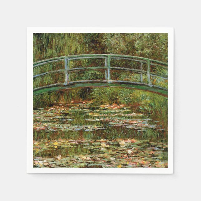 Guardanapo De Papel Monet French Bridge Giverney (Frente)