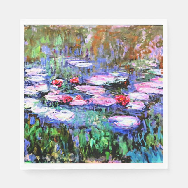 Guardanapo De Papel Monet - Los Nenutaris (lírios) (Frente)