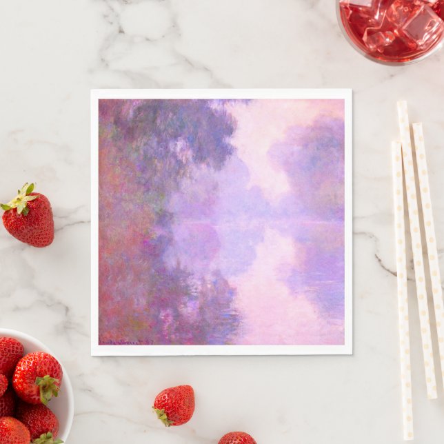 Guardanapo De Papel Monet - Misty Morning no Sena (Insitu)