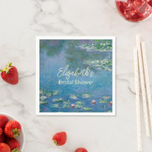 Monet Ninféias Jardim de Arte Chá de Noiva