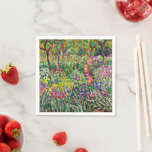 Guardanapo De Papel Monet - O Jardim Íris em Giverny<br><div class="desc">A famosa pintura de Claude Monet,  O Jardim Íris em Giverny.</div>