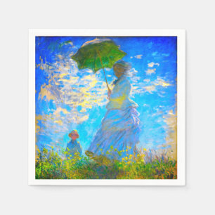 Guardanapo De Papel Monet Woman com Parasol