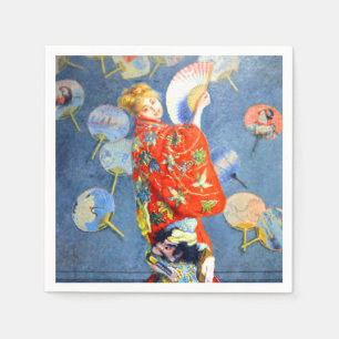 Guardanapo De Papel Monet Woman em Figurino Japonês