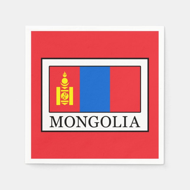 Guardanapo De Papel Mongólia (Frente)
