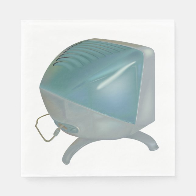 Guardanapo De Papel Monitor CRT antigo (Frente)