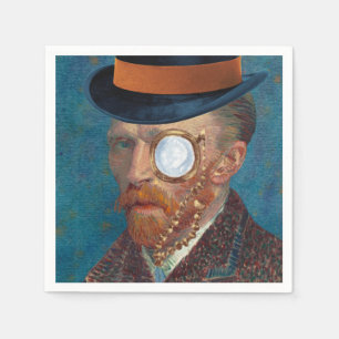 Guardanapo De Papel Monocle Van Gogh Em Papel De Ódio De Topo