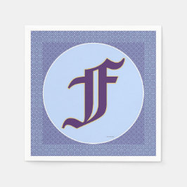 GUARDANAPO DE PAPEL MONOGRAMA F