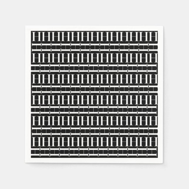 Guardanapo De Papel Monograma - Letra Inicial H (Frente)