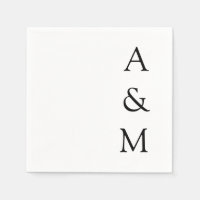 Monograma Mínimo Bold Monograma Boho Negra Casada