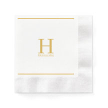 Monograma Personalizado Napkin