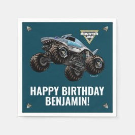 Guardanapo De Papel Monster Jam Megalodon Aniversário