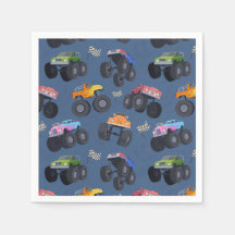 Monster Trucks Festa de aniversário Azul